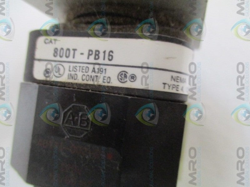 INDUSTRIAL SPARE PART 800T-PB16 SER. T (AS PICTURED) UNMP