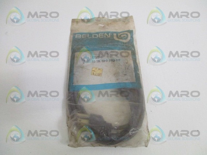 BELDEN 17250-S CONNECTOR CABLE 90" * NEW IN FACTORY BAG *