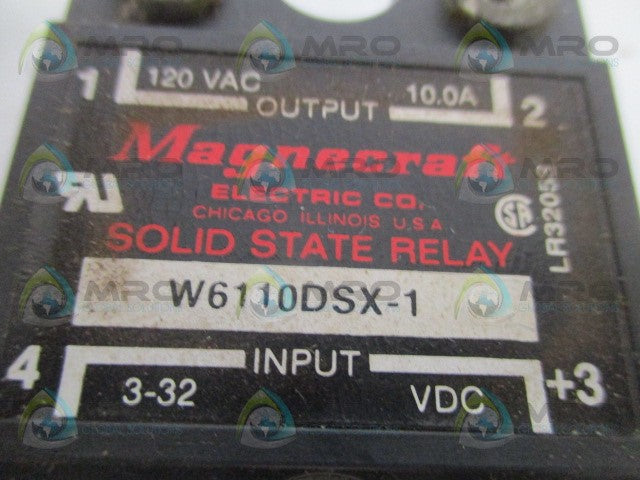 MAGNECRAFT W6110DSX-1 SOLID STATE RELAY *NEW IN BOX*