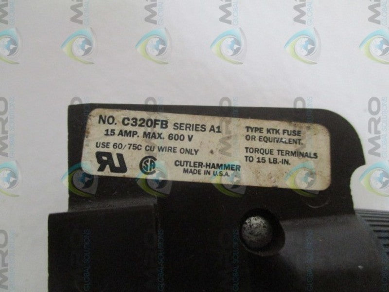 CUTLER HAMMER C320FB FUSE HOLDER  UNMP