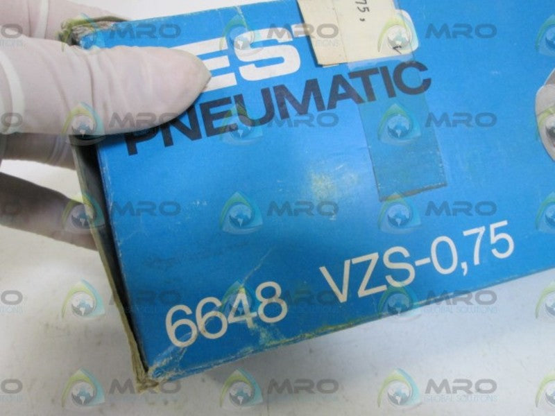 FESTO AIR RESERVOIR 6648 VZS-0,75  NSMP