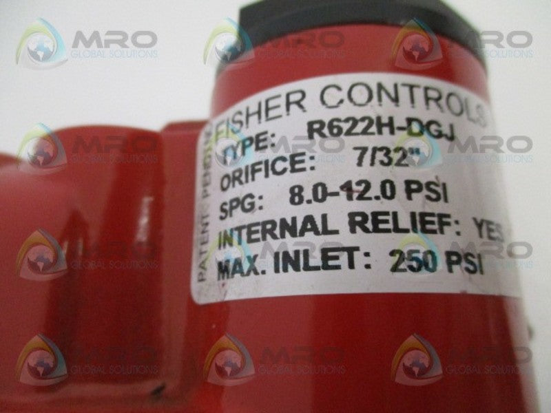 FISHER R622H-DGJ PRESSURE REDUCING REGULATOR 8.0-12.0 PSI  NSMP