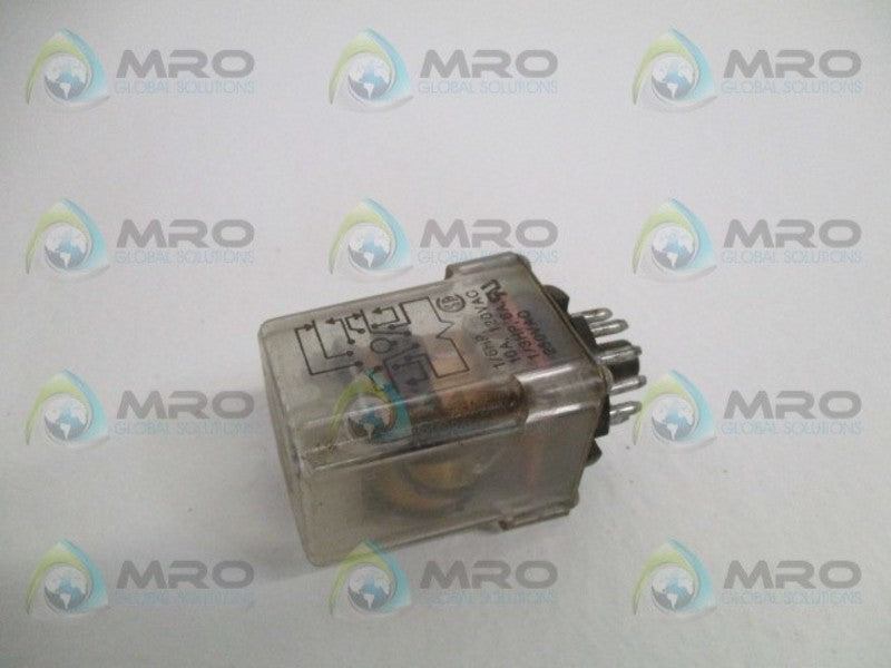 POTTER & BRUMFIELD KRP-14DG-110 RELAY 110VDC *USED*