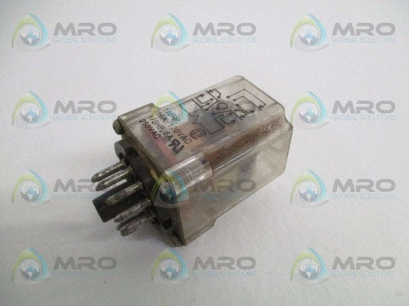 POTTER & BRUMFIELD KRP-14DG-110 RELAY 110VDC *USED*