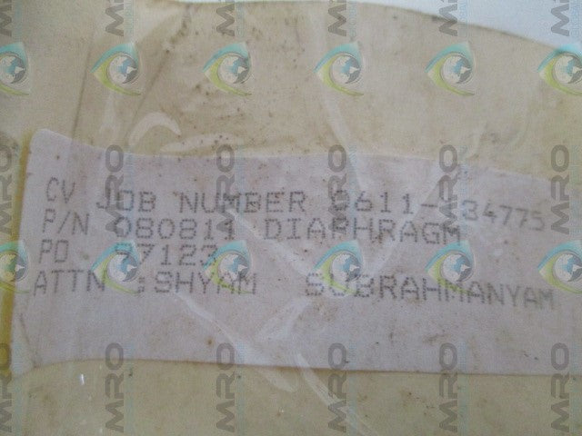 INDUSTRIAL MRO 080811 DIAPHRAGM *NEW NO BOX*
