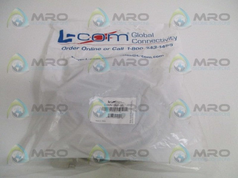 L-COM CSMN25MF-50 MOLDED D-SUB CABLE NSMP