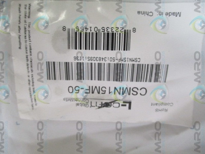 L-COM CSMN25MF-50 MOLDED D-SUB CABLE NSMP