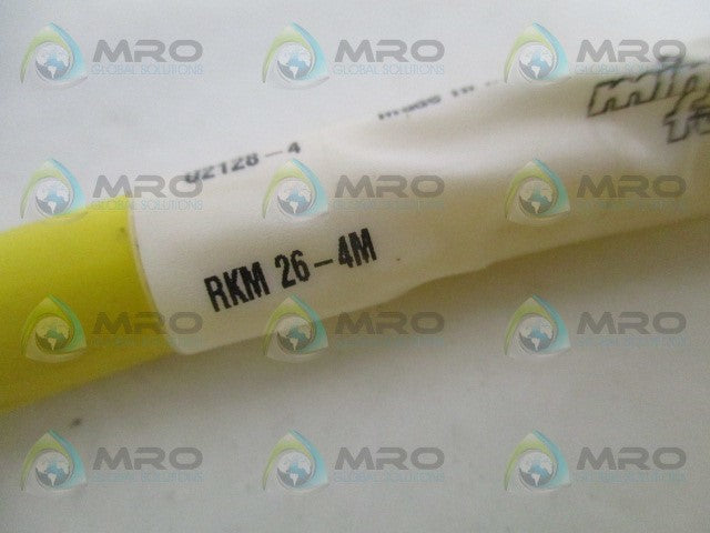 TURCK RKM26-4M MOLDED CORDSET *NEW NO BOX*