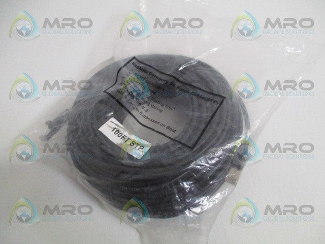 INDUSTRIAL MRO TIA/EIA568-B.2 PATCH CABLE 100FT *NEW IN FACTORY BAG*