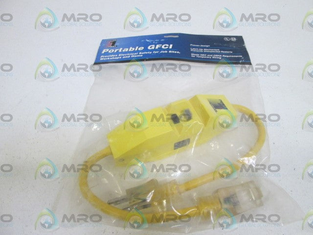 POWER FIRST GFCI CORD SET 5YL47 *NEW IN FACTORY BAG*