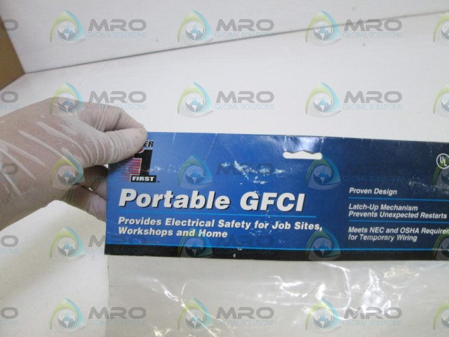 POWER FIRST GFCI CORD SET 5YL47 *NEW IN FACTORY BAG*