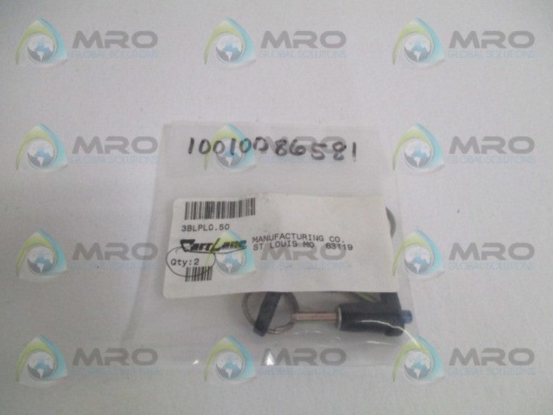 CARR LANE 3BLPL0.50 BALL LOCK PIN (PKG. OF 2)  NSMP