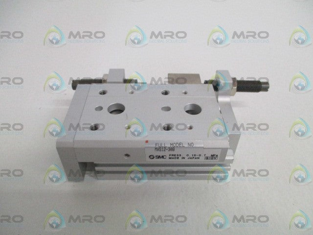 SMC MXS12-30B PNEUMATIC AIR GUIDED CYLINDER SLIDE TABLE *NEW NO BOX*