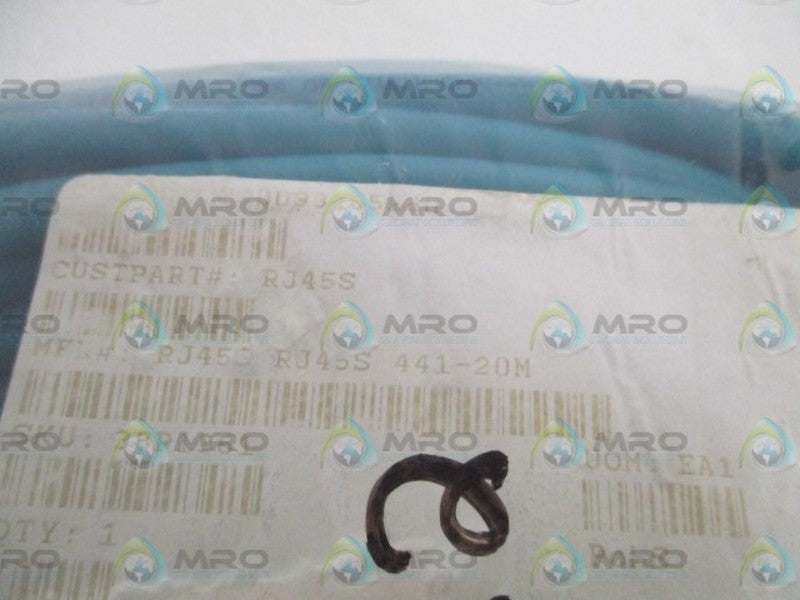 TURCK RJ45SRJ45S441-20M ETHERNET CABLE *NEW IN FACTORY BAG*