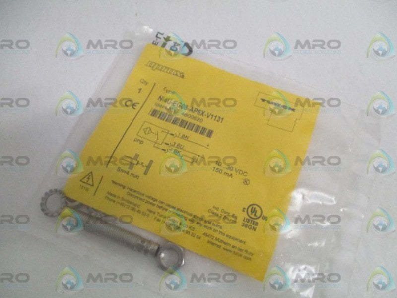 TURCK Ni4U-EG08-AP6X-V1131 PROXIMITY SWITCH * NEW IN FACTORY BAG *