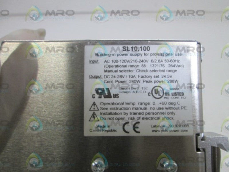 PULS DC POWER SUPPLY SL10.100 *NEW IN BOX*
