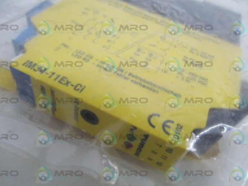 TURCK IM34-11Ex-Ci TEMPERATURE MEASURING AMPLIFIER *NEW IN FACTORY BAG*