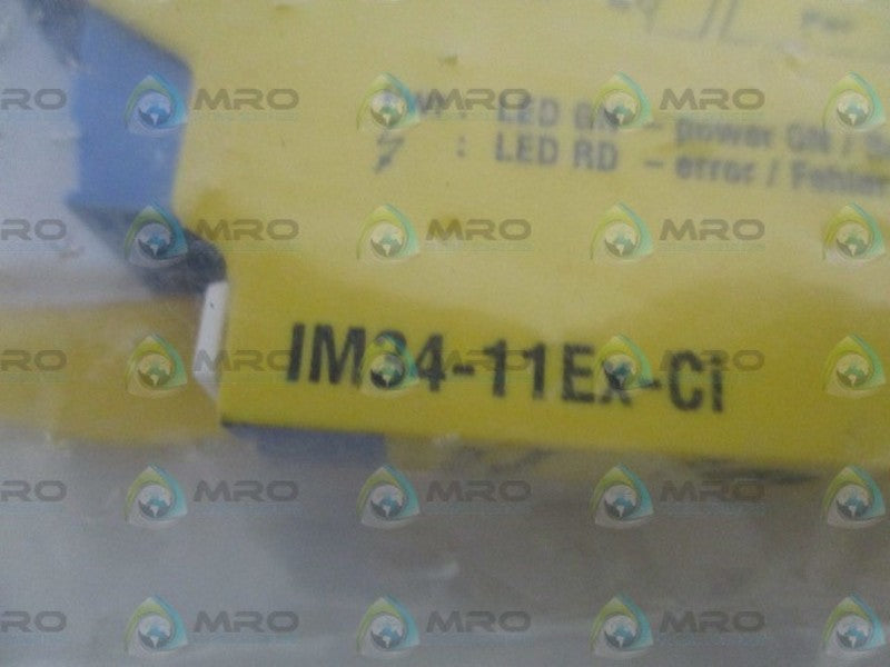 TURCK IM34-11Ex-Ci TEMPERATURE MEASURING AMPLIFIER *NEW IN FACTORY BAG*