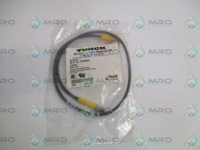 TURCK WK4T-0.6-PSG3M/S90 HYBRID MOLDED CORDSET *NEW IN FACTORY BAG*
