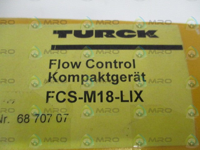 TURCK FCS-M18-LIX FLOW CONTROL *NEW IN BOX*