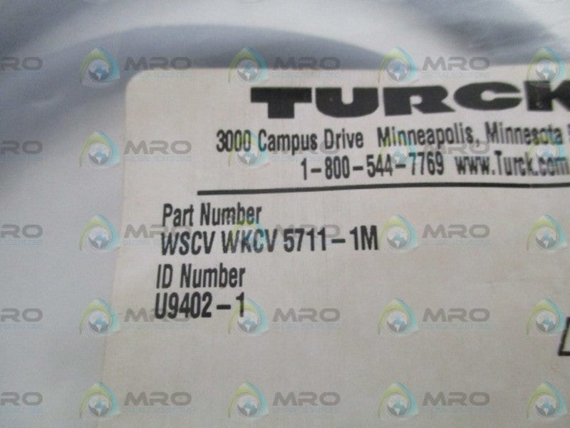TURCK WSCVWKCV5711-1M NETWORK CABLE  NSMP