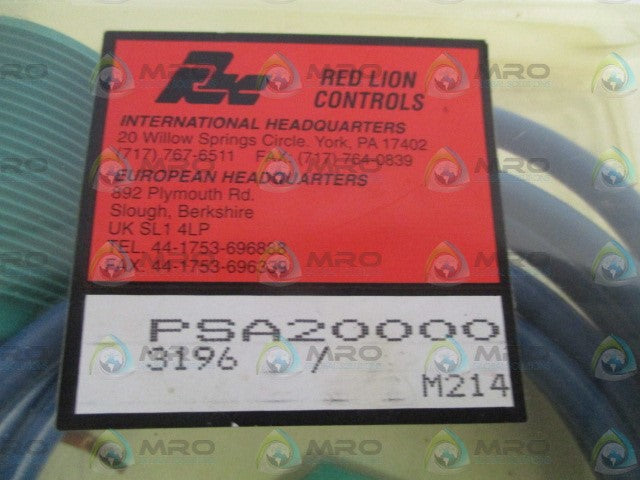 RED LION CONTROLS PSA20000 INDUCTIVE PROXIMITY SWITCH *NEW IN ORIGINAL PACKAGE*