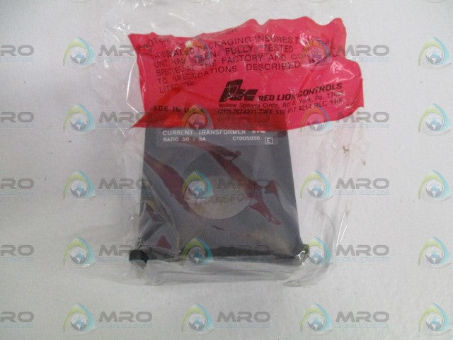 RED LION CONTROLS CT005050 CURRENT TRANSFORMER RATIO 50:5A *NEW IN BOX*