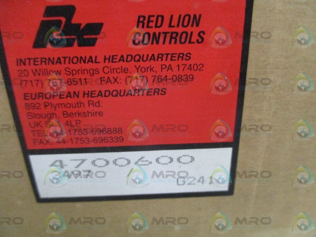 RED LION CONTROLS 4700600 SHAFT ENCODER *NEW IN BOX*
