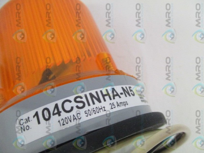 EDWARDS 104CSINHA-N5 AMBER STEADY-ON LIGHT  NSMP
