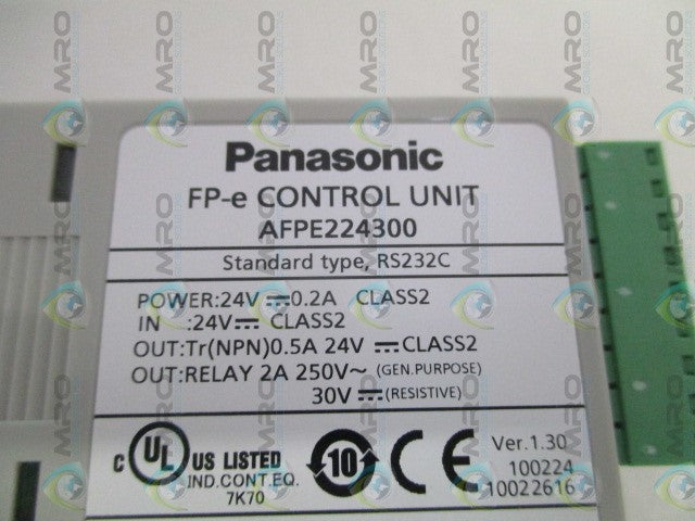 PANASONIC AFPE224300 CONTROL UNIT *NEW IN BOX*