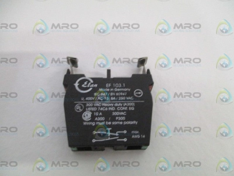 ELAN EF103.1 CONTACT BLOCK  NSNP