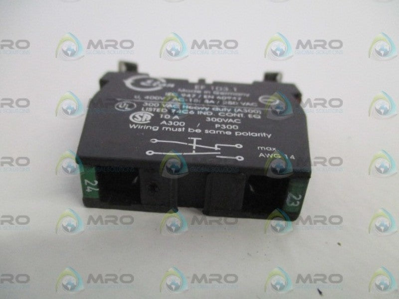 ELAN EF103.1 CONTACT BLOCK  NSNP