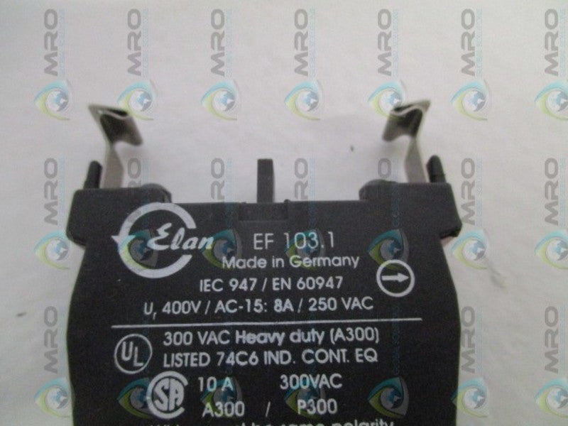 ELAN EF103.1 CONTACT BLOCK  NSNP