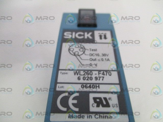 SICK WL260-F470 PHOTOELECTRIC SENSOR *NEW IN BOX*