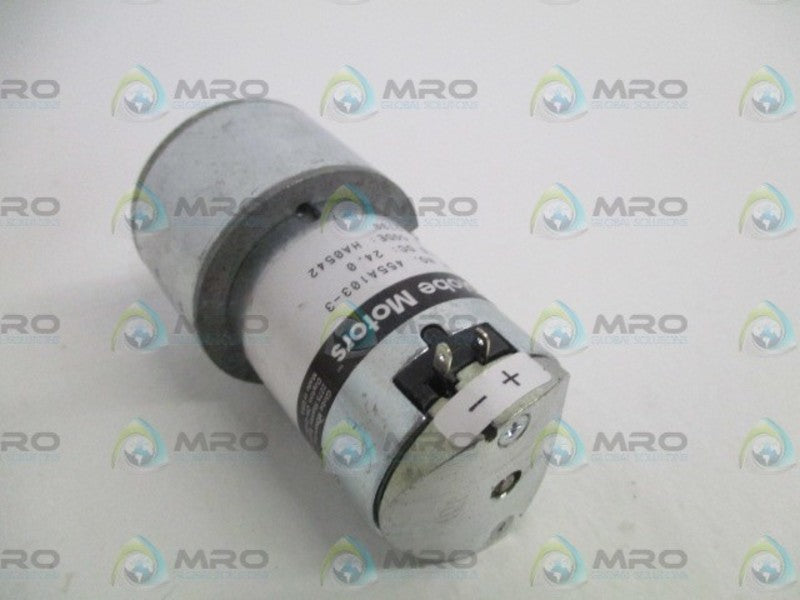 GLOBE MOTORS 455A103-3 MOTOR 24VDC *NEW NO BOX*