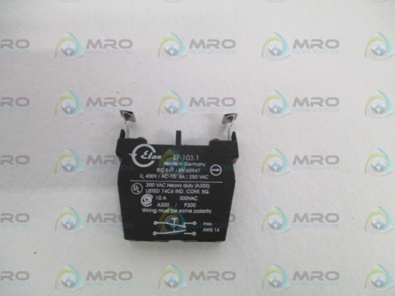ELAN EF103.1 CONTACT BLOCK  UNMP