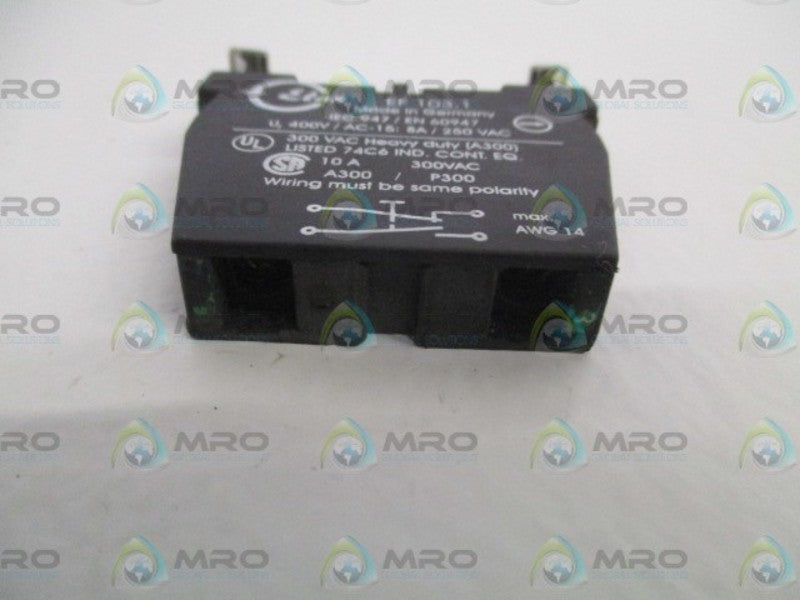ELAN EF103.1 CONTACT BLOCK  UNMP