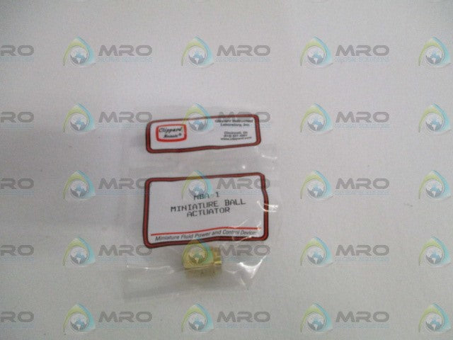 CLIPPARD MBA-1 MINIATURE BALL ACTUATOR * NEW IN FACTORY BAG *