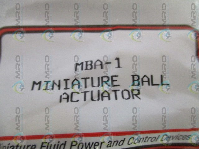 CLIPPARD MBA-1 MINIATURE BALL ACTUATOR * NEW IN FACTORY BAG *