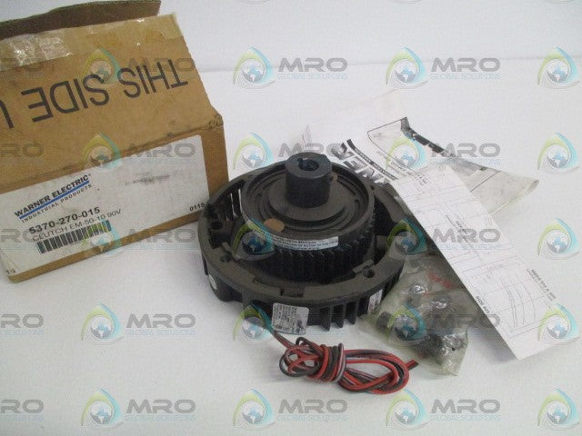 WARNER ELECTRIC 5370-270-015 EM-50-10 CLUTCH *NEW IN BOX*