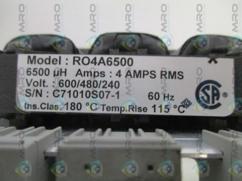 BEMAG RO4A6500 LINE REACTOR TRANSFORMER 4A  NSMP