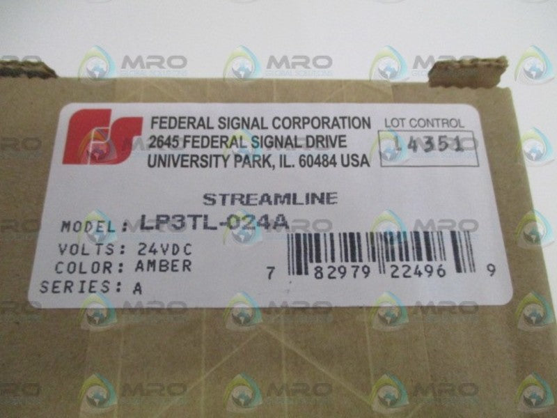 INDUSTRIAL SPARE PART LP3TL-024A AMBER STREAMLINE  NSFS