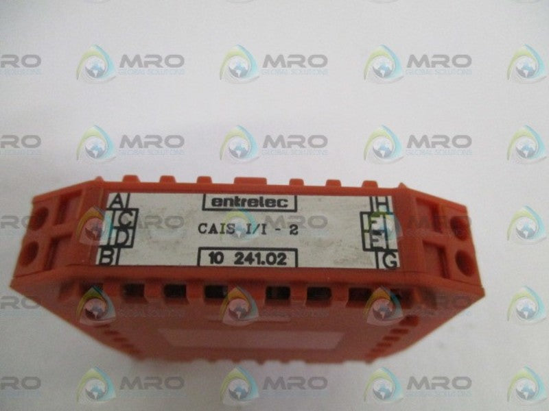 ENTRELEC CAISI/I-2 10241.02 TERMINAL BLOCK  UNMP