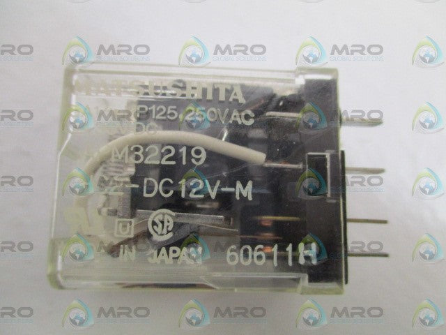 MATSUSHITA HC2-DC-12V-M RELAY 12VDC *USED*