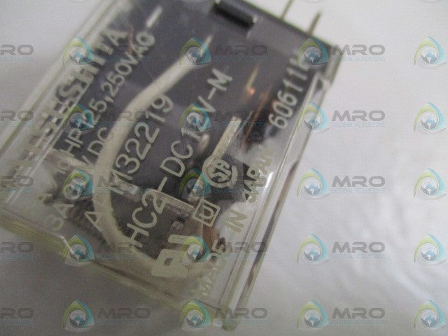 MATSUSHITA HC2-DC-12V-M RELAY 12VDC *USED*