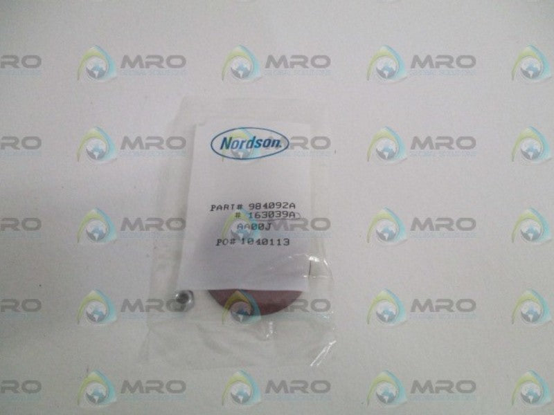 NORDSON 163039A PISTON CUP (PKG. OF 2) *NEW IN FACTORY BAG*