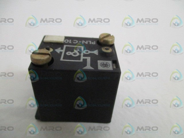 TELEMECANIQUE PLN-C10 CONTACT BLOCK *USED*