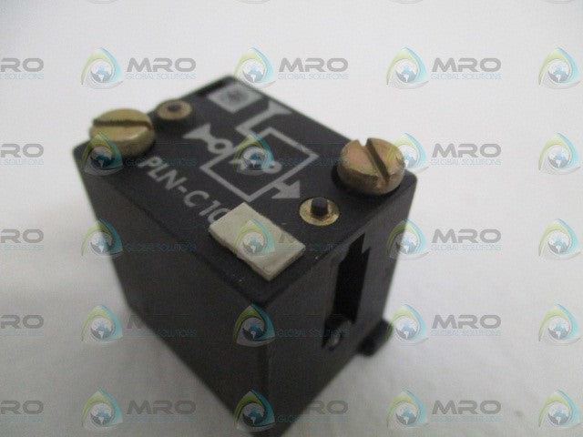 TELEMECANIQUE PLN-C10 CONTACT BLOCK *USED*