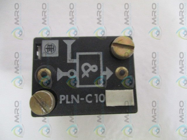 TELEMECANIQUE PLN-C10 CONTACT BLOCK *USED*