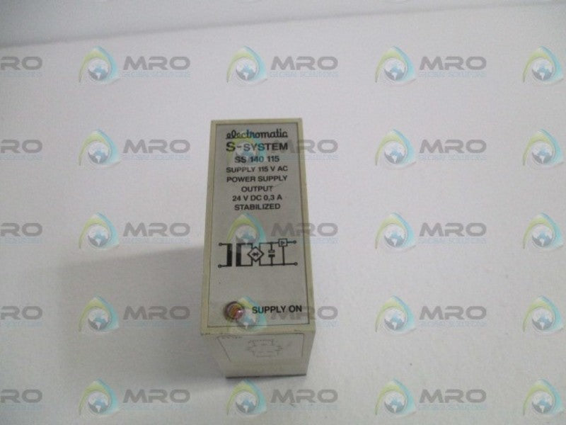 ELECTROMATIC SS140115 POWER SUPPLY  UNMP